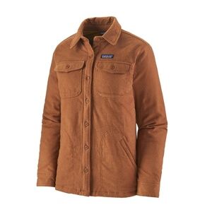 Patagonia Insulated Fjord Flannel Shirt Jacket Quilt Lined